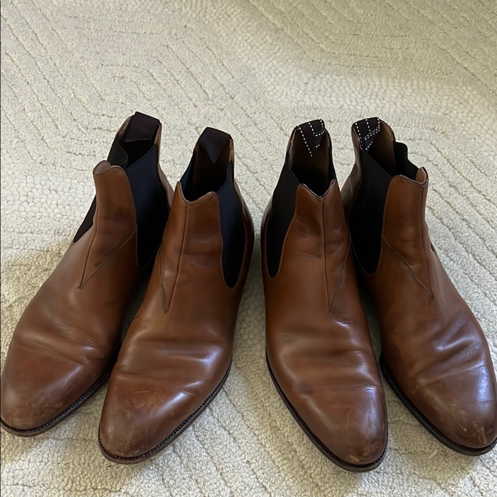 Brown Leather Saint Crispin Boots 🥾
